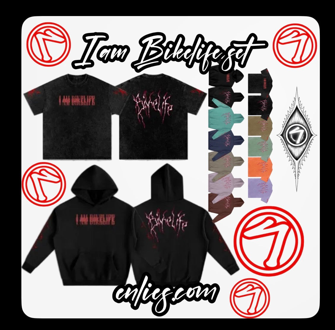 I Am Bikelife Set
