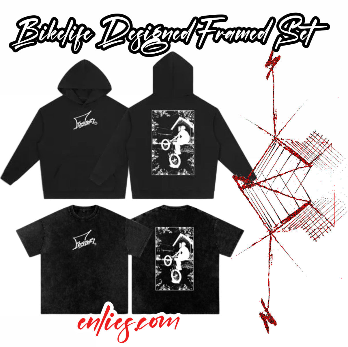 Bikelife designed framed set