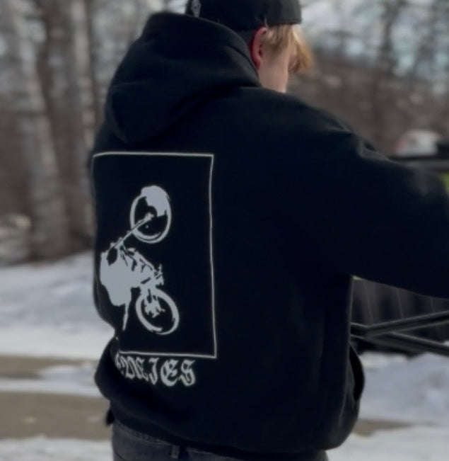 Emoto Styled 12o'clock Scrape Hoodie