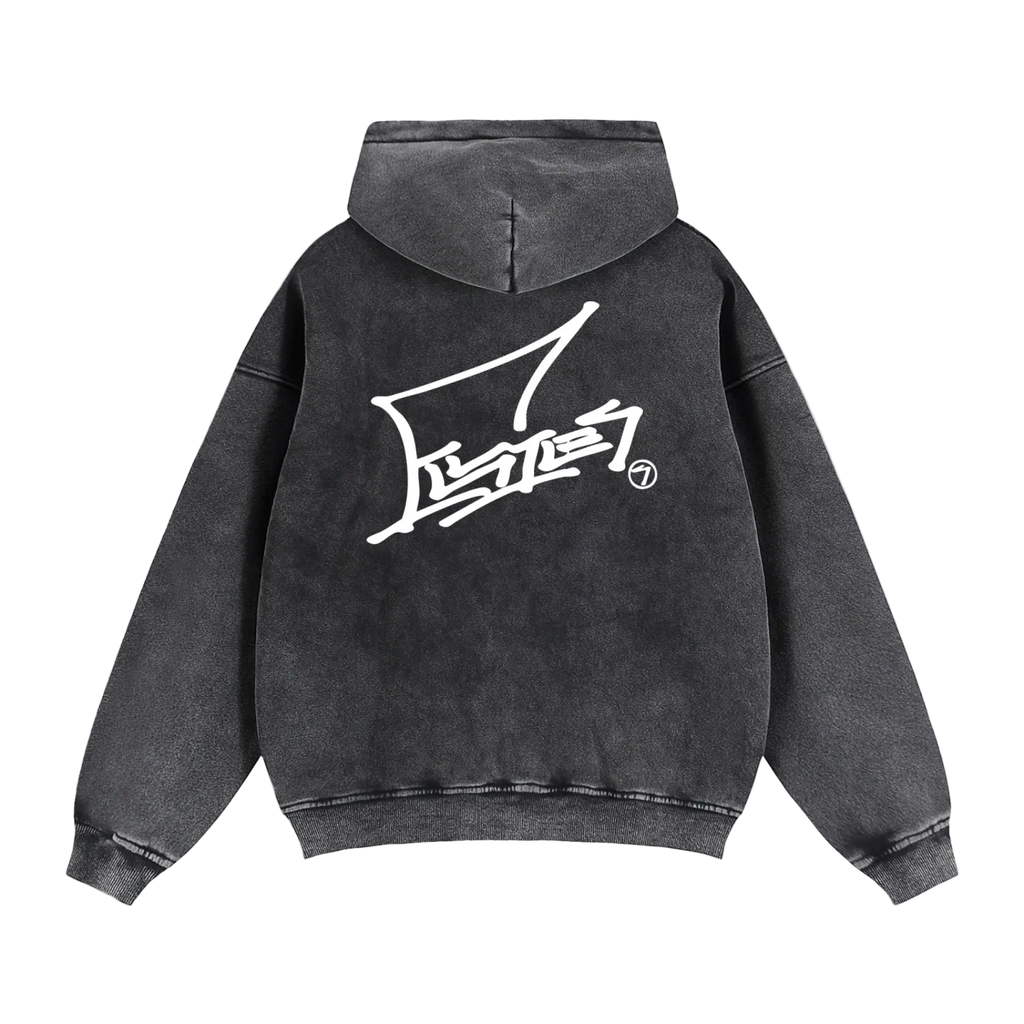 Signature Zip-Up Hoodie (blue,black,white, or red)