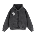Signature Zip-Up Hoodie (blue,black,white, or red)