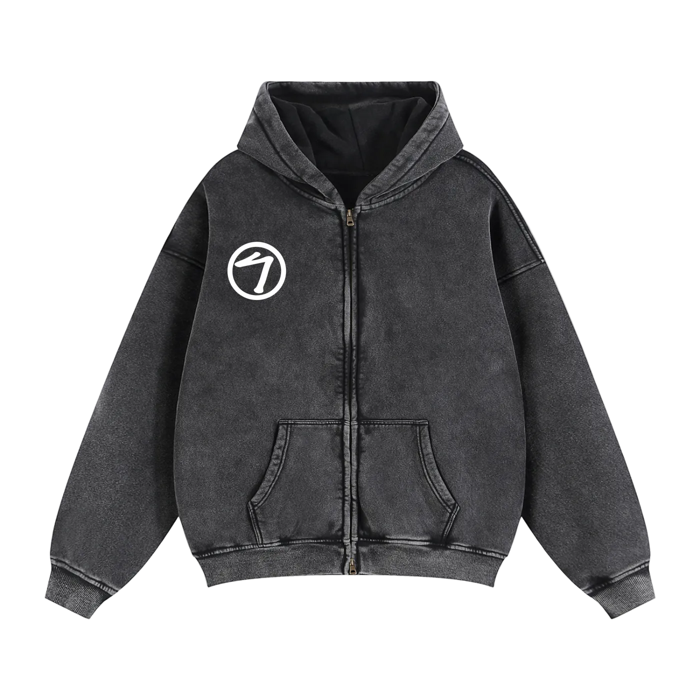 Signature Zip-Up Hoodie (blue,black,white, or red)