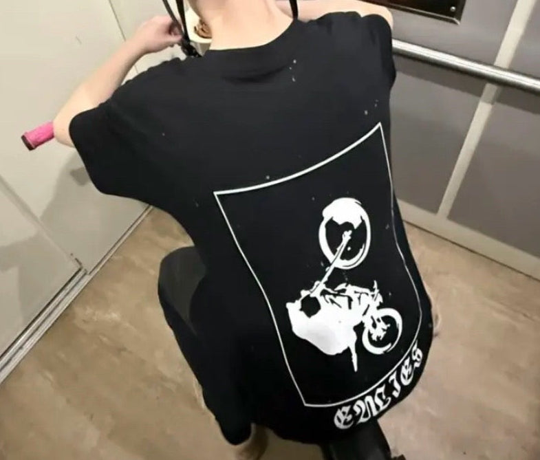 Emoto Styled 12 o'clock Scrape Tee