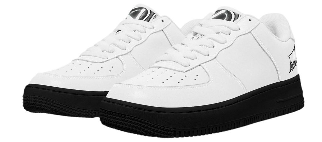 Exclusive Black Soled Signature Eyed Lowtop Sneakers