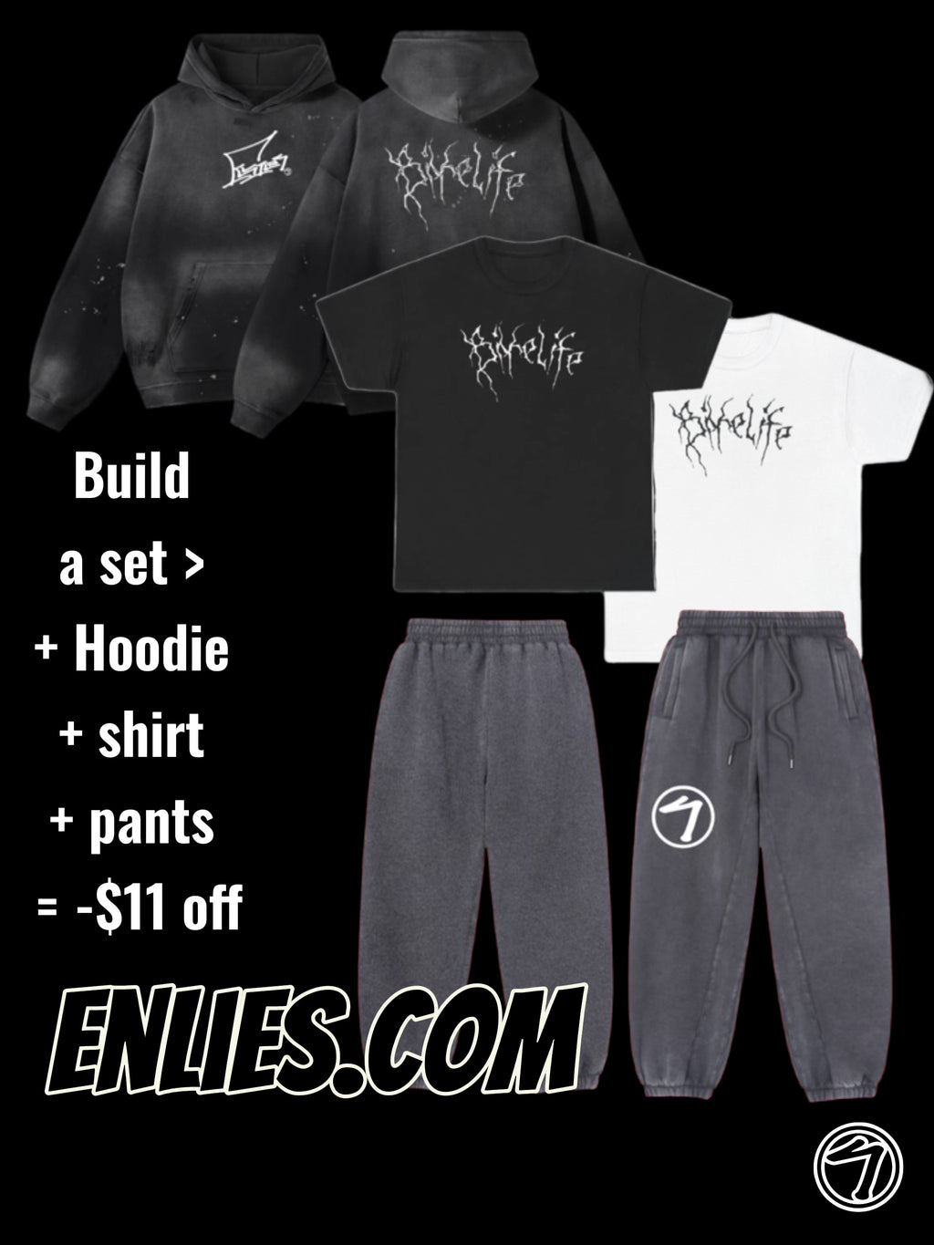 Signature Bikelife Set (click to select sizes)