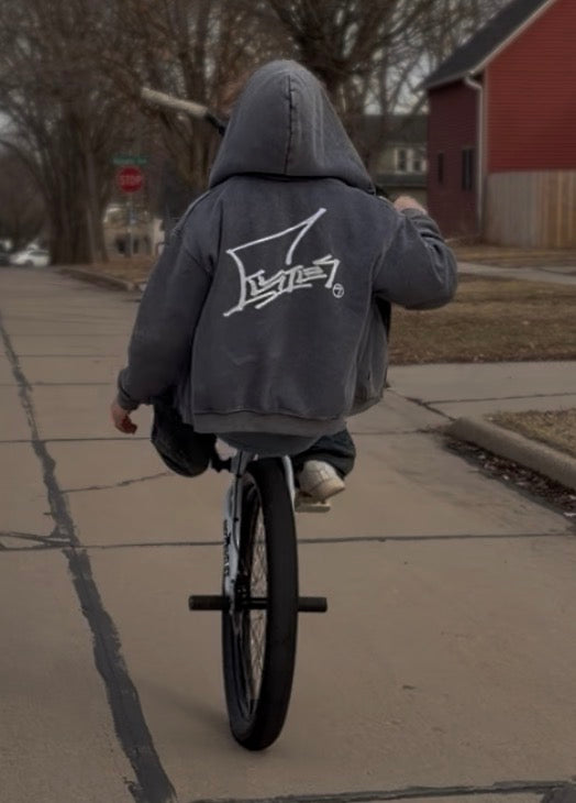 Signature Zip-Up Hoodie (blue,black,white, or red)