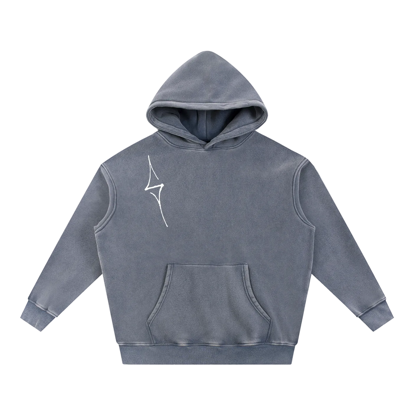 Bikelife Styled Blue Swerve Hoodie