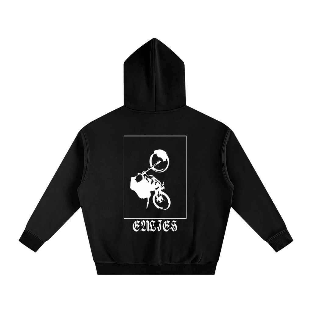 Emoto Styled 12o'clock Scrape Hoodie