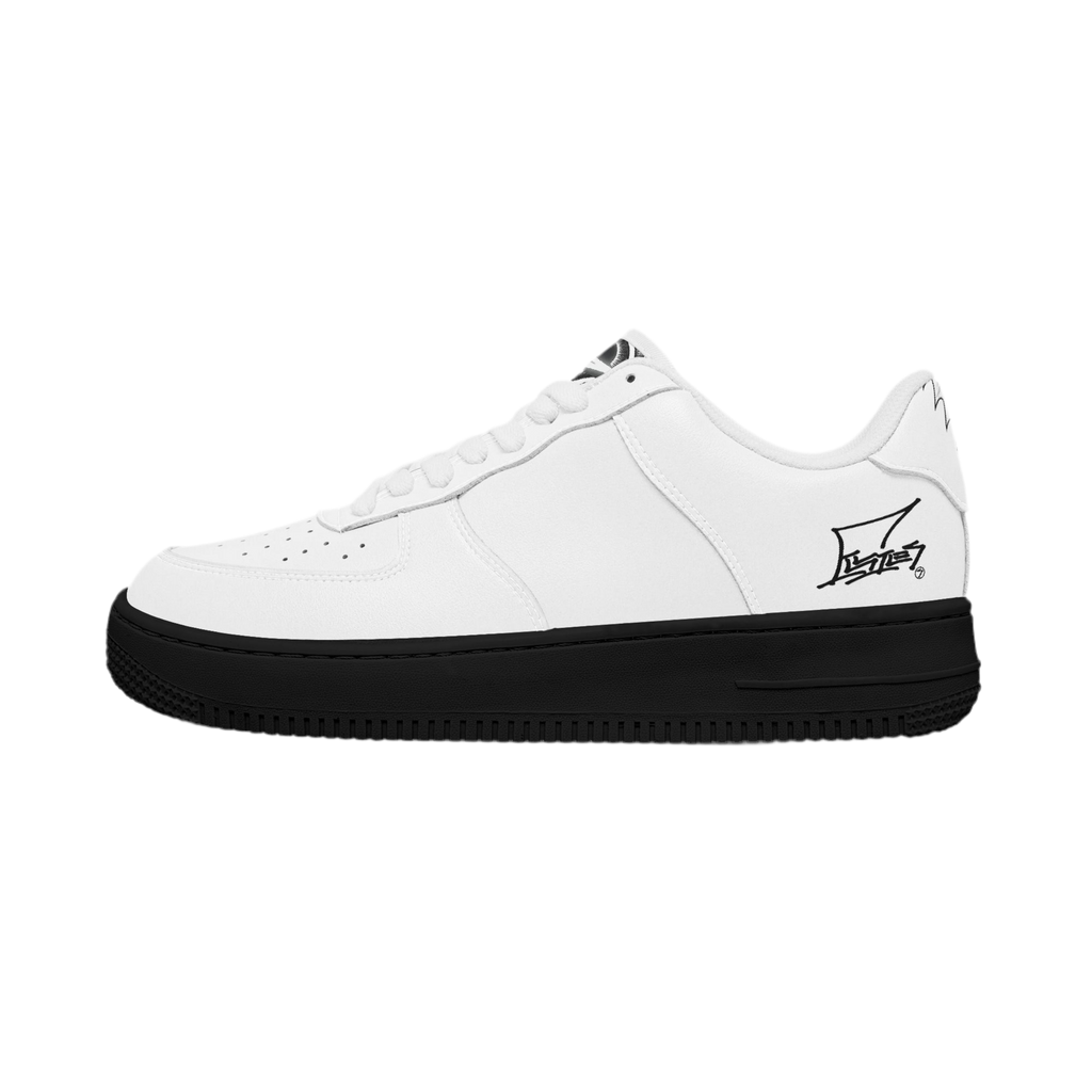 Exclusive Black Soled Signature Eyed Lowtop Sneakers