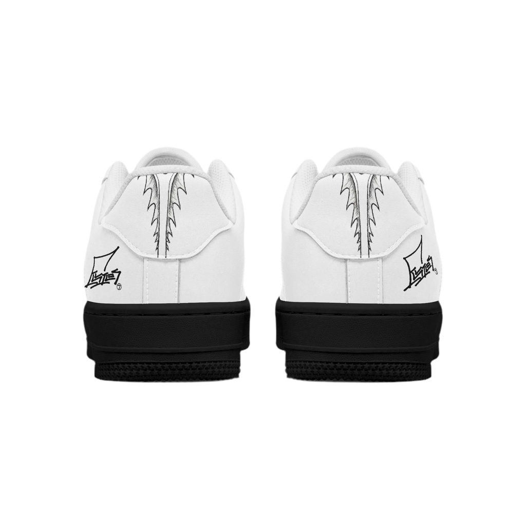 Exclusive Black Soled Signature Eyed Lowtop Sneakers