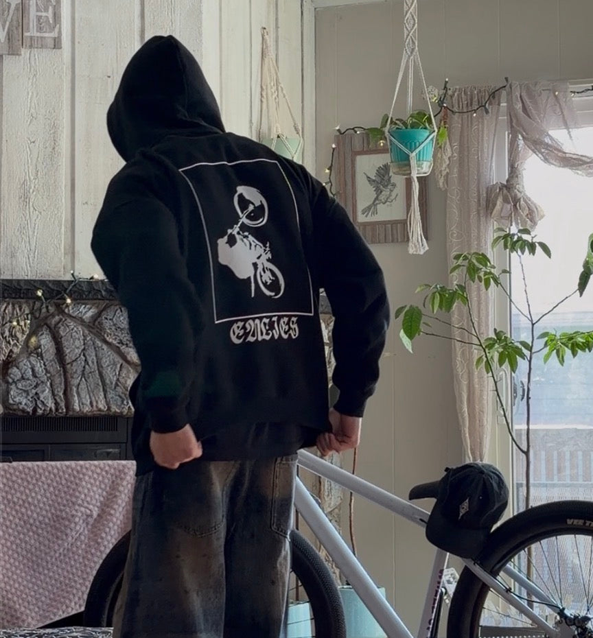 Emoto Styled 12o'clock Scrape Hoodie