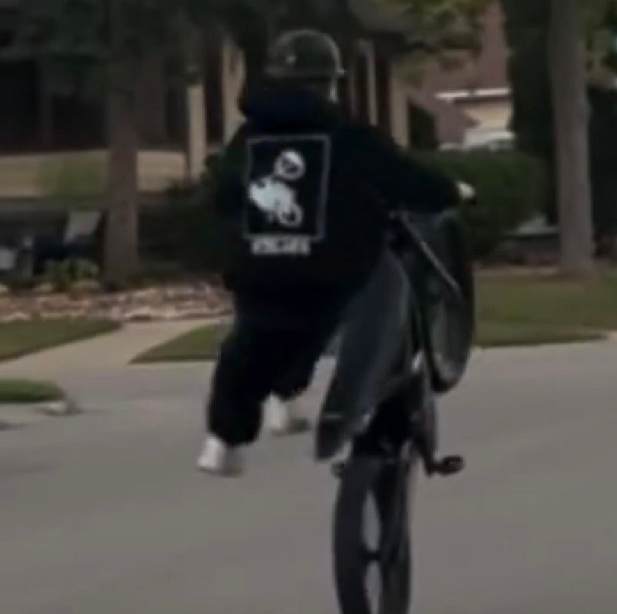 Emoto Styled 12o'clock Scrape Hoodie