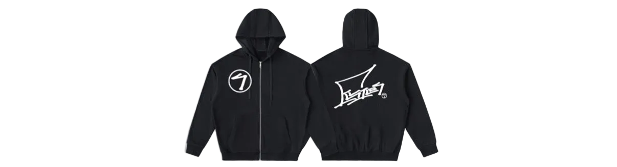 ENLIES signature Zip Up Hoodie