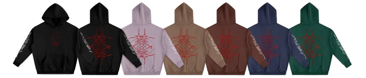 Blood Red Signature Hoodie