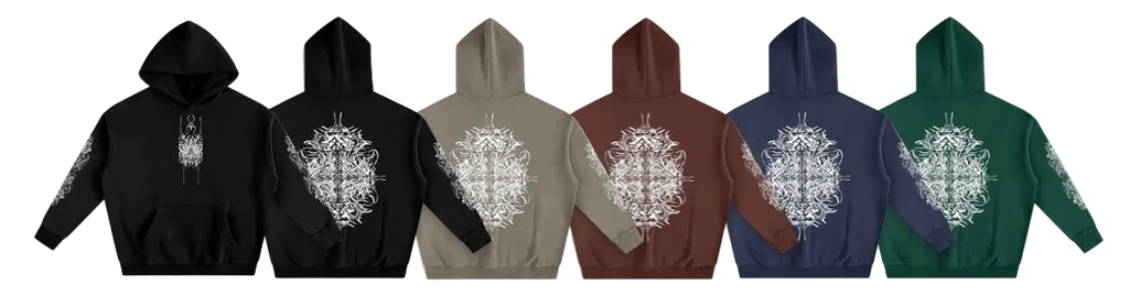 Signature Crossed 
Hoodie