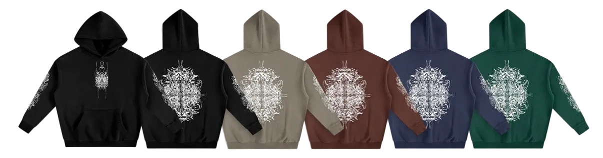 Signature Crossed 
Hoodie