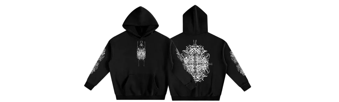 Signature Crossed 
Hoodie