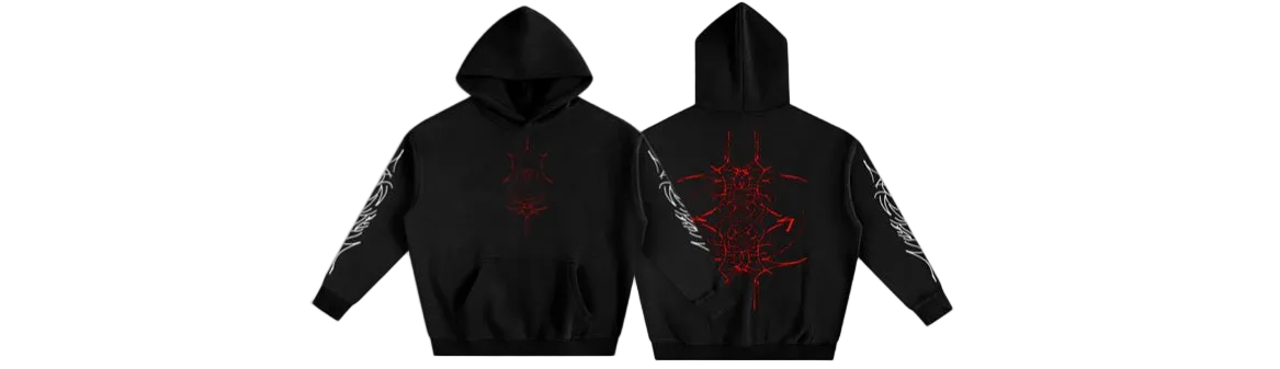 Blood Red Signature Hoodie