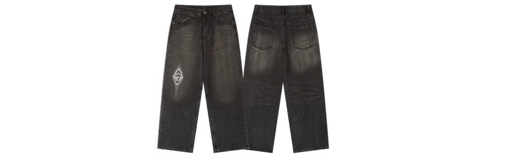 Eyed Signature Brown Jeans