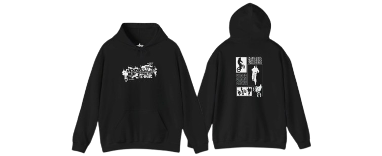 Bikelife Hoodie (Moto+Pedals)
