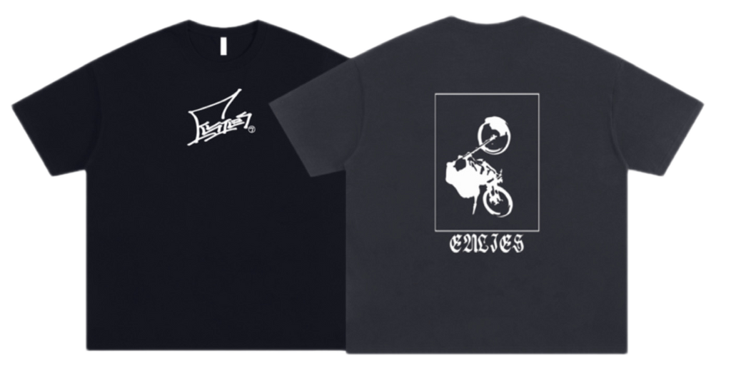 Emoto Styled 12 o'clock scrape tee