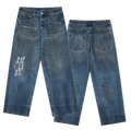 Signature Papyrus Bikelife Styled Blue Jeans