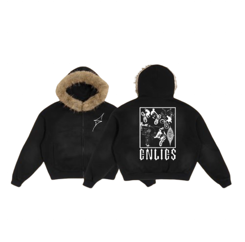 Papyrus Signed Bikelife Styled Hoodie (Detachable Fur-Hooded)