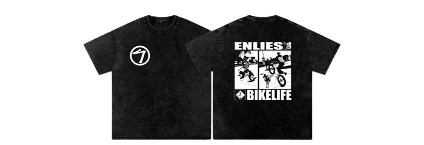 Original Bikelife Wheelie Designed Tee
