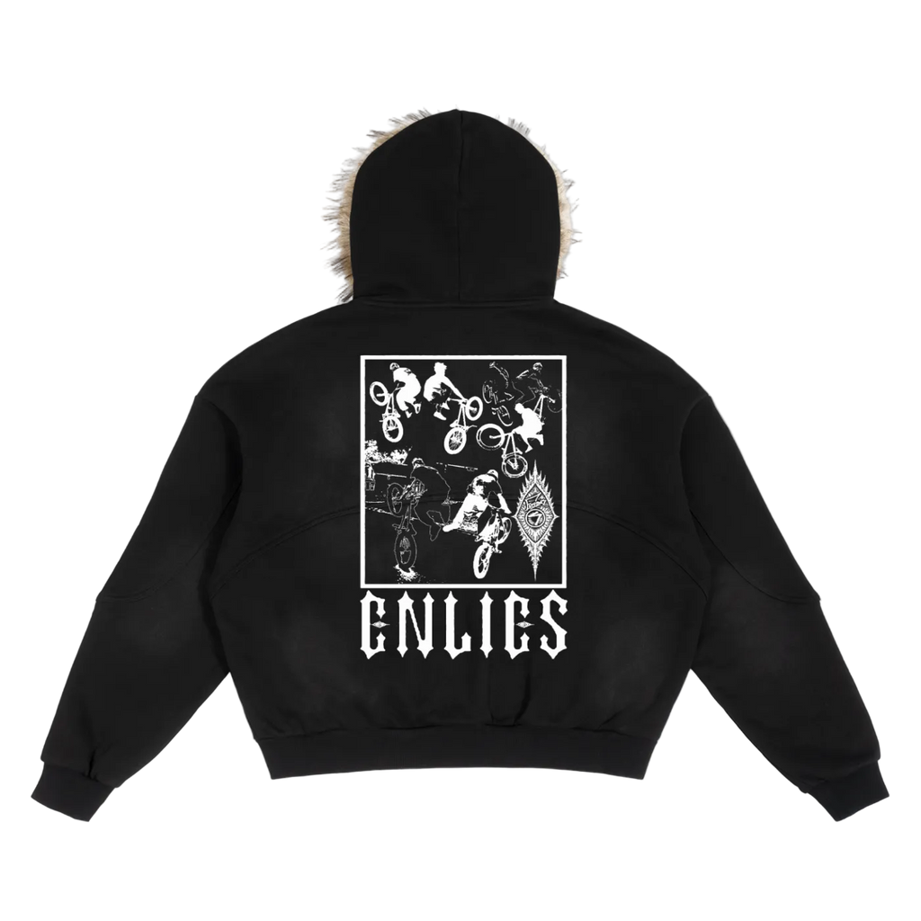 Papyrus Signed Bikelife Styled Hoodie (Detachable Fur-Hooded)