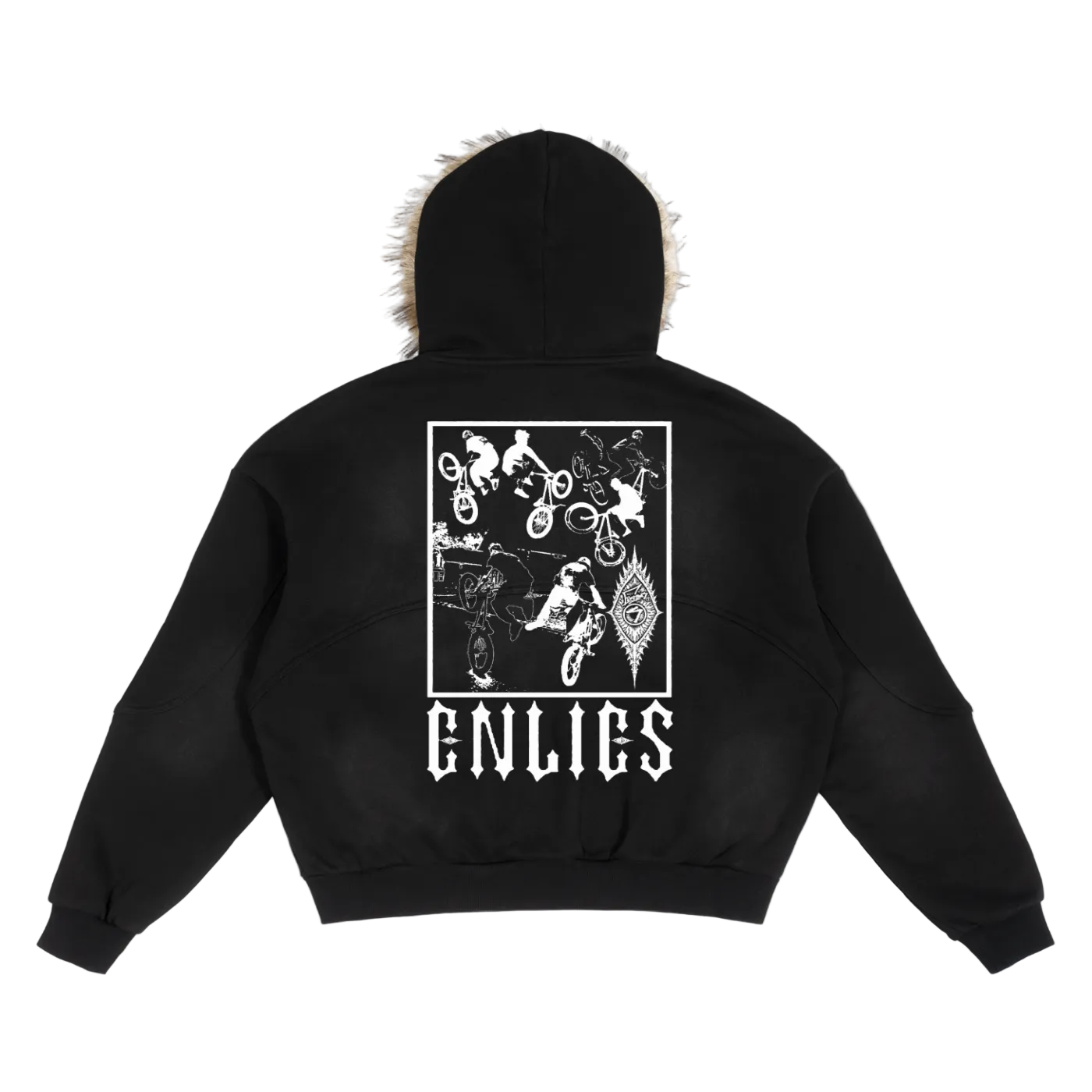 Papyrus Signed Bikelife Styled Hoodie (Detachable Fur-Hooded)